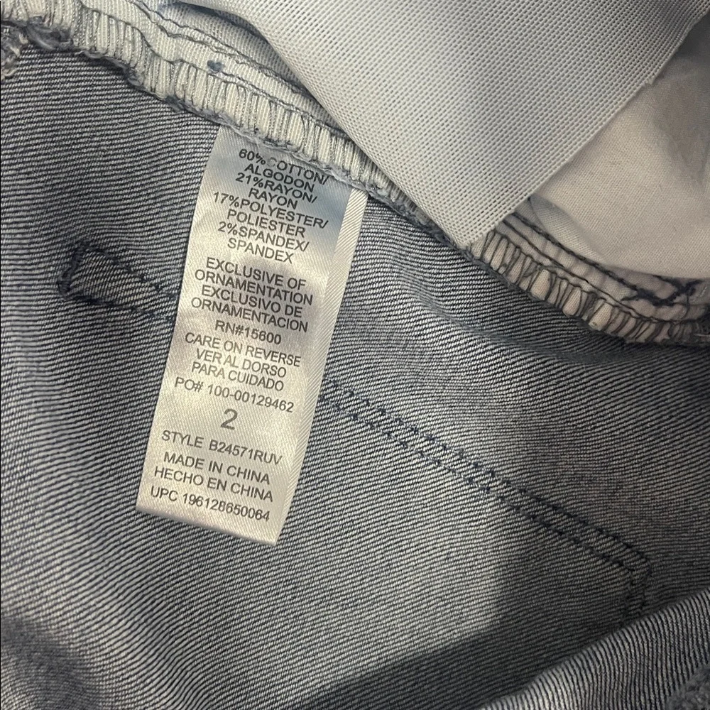 Democracy “Ab”solution Wide Leg Jeans Size 2 Light Wash - Picture 3 of 9